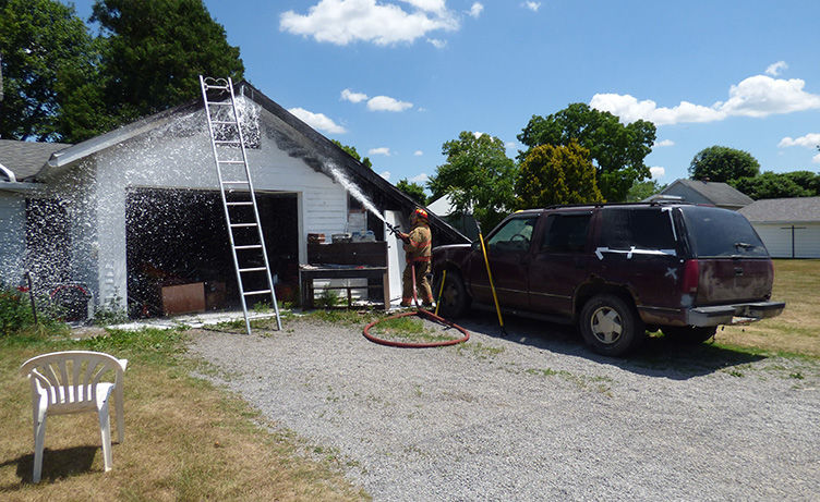 No injuries in fire